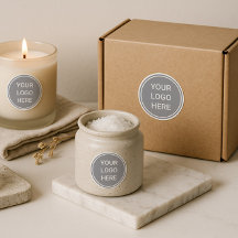 Personalized Company Logo Clear Vinyl Water Bottle