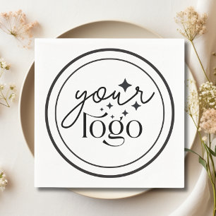 Personalized Company Logo Cocktail Napkins