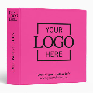 Personalized Company Logo Corporate Records Office Binder