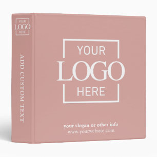 Personalized Company Logo Corporate Records Office Binder