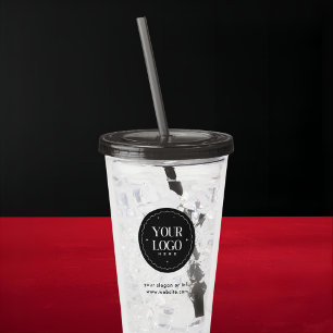 Personalized Company Logo   Custom Business Gift Acrylic Tumbler