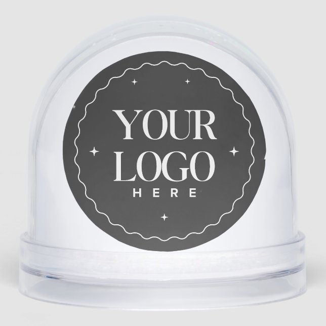 Personalized Company Logo  | Custom Business Gift  Snowglobe (Front)