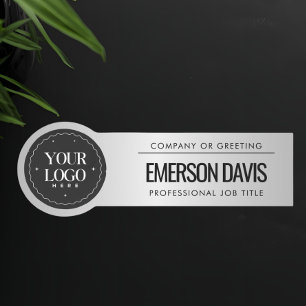 Personalized Company Logo   Custom Business Name Tag
