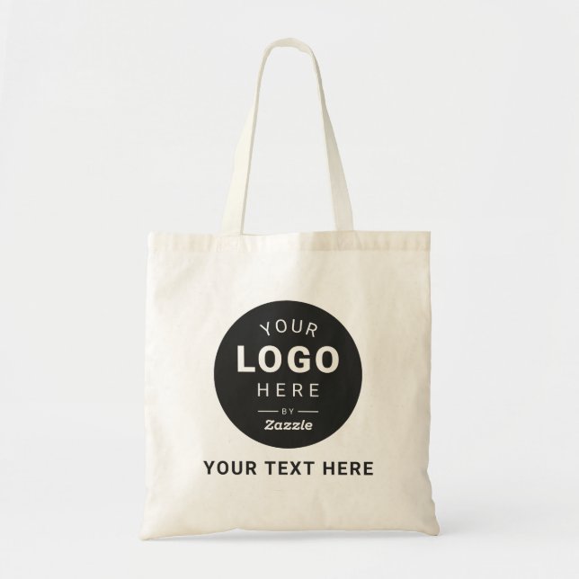 Personalized Company Logo Design Tote Bag (Front)