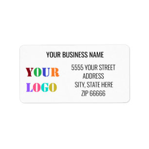 Personalized Company Logo Name Address Labels