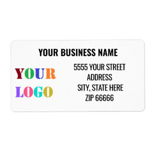Personalized Company Logo Name Address Labels