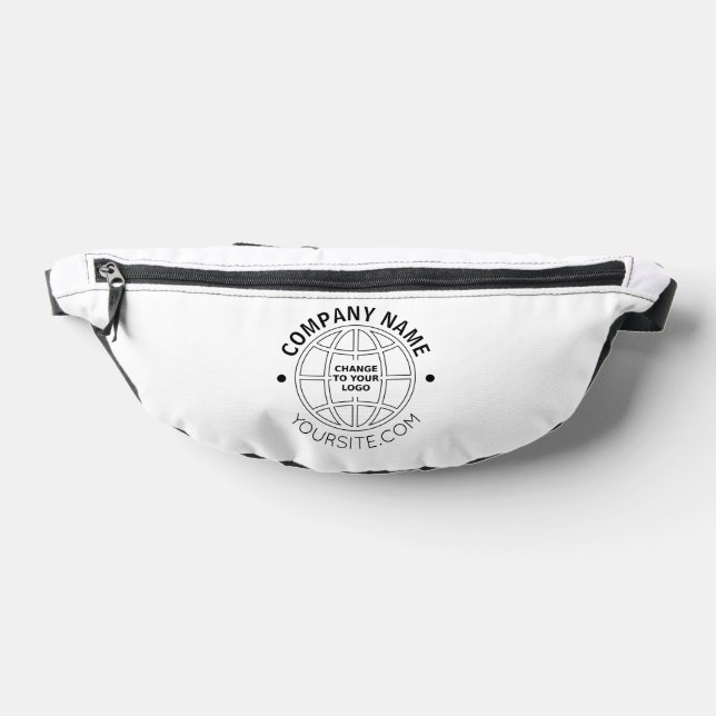 PERSONALIZED COMPANY LOGO WEB ADDRESS FANNY PACK (Lay Down)