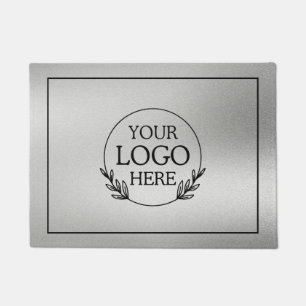 Personalized Company Welcome Mat with Logo Here