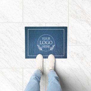 Personalized Company Welcome Mat with  Logo Here