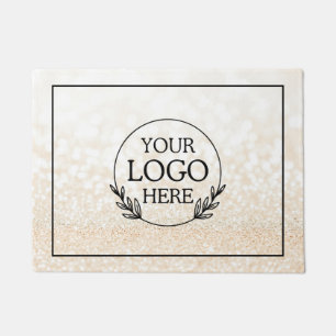Personalized Company Welcome Mat with Logo Here