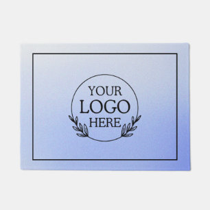 Personalized Company Welcome Mat with  Logo Here
