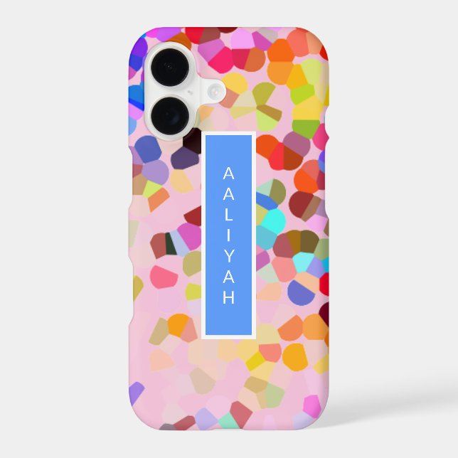 Personalized Confetti Phone Case (Back)