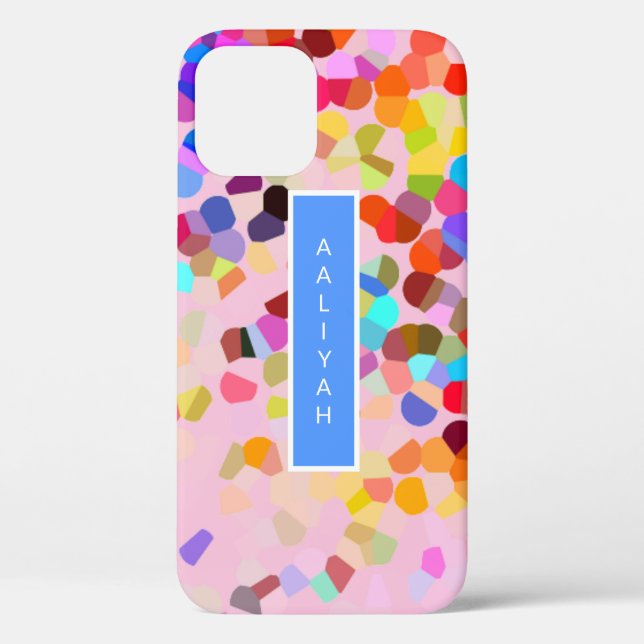 Personalized Confetti Phone Case (Back)