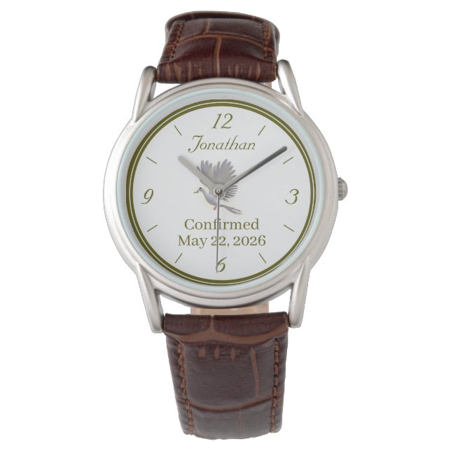 Personalized Confirmation Keepsake Watch (Front)