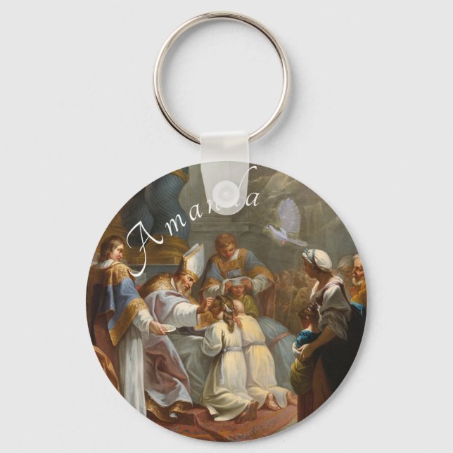 Personalized Confirmation Keychain (Front)
