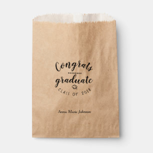Personalized Congrats Graduate Favour Bag