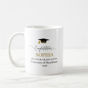 Personalized Congrats Graduation 2026 Coffee Mug