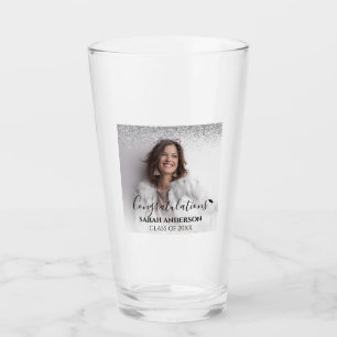 Personalized Congratulations Graduate Glass