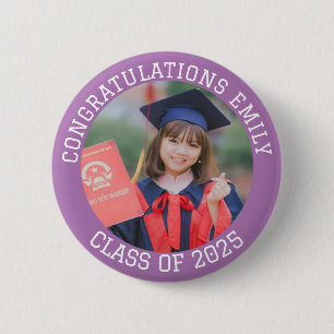Personalized Congratulations Name Age class of 2 Inch Round Button