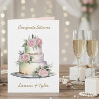 Personalized Congratulations Newlyweds
