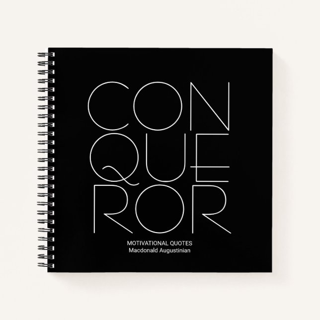 Personalized CONQUEROR Prayer Journal (Front)
