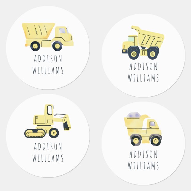 Personalized Construction Dump Truck (Group)
