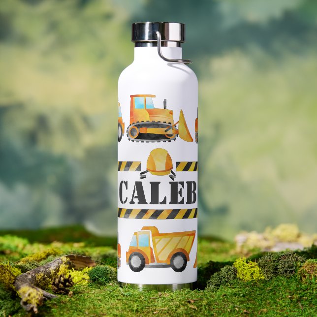 Personalized Construction Water Bottle  (Outdoor)