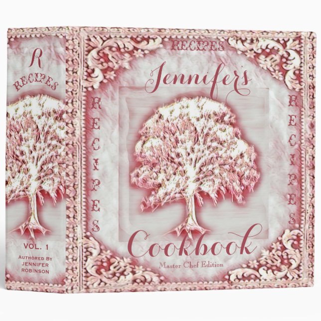 Personalized Cookbook for Recipes Binder (Front/Spine)