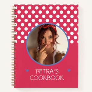 Personalized Cookbook (Your Photo) Recipe Notebook
