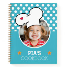 Personalized Cookbook (Your Photo) Recipe Notebook