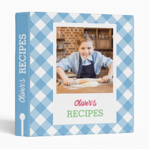Personalized Cookbook (Your Photo) Recipe Notebook Binder