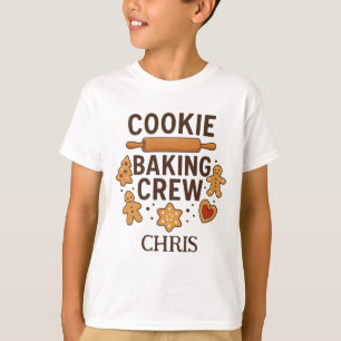 Personalized Cookie Baking Crew – Custom Name T-Shirt