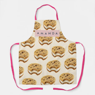Personalized Cookie Ice Cream Sandwich Pattern Apron
