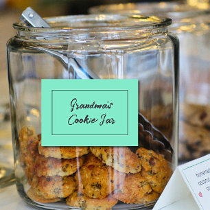 Personalized Cookie Label, Grandma's Cookie Jar Food Label