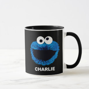Personalized Cookie Monster   Watercolor Trend Mug