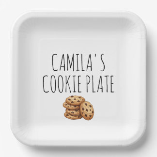 Personalized Cookie Plate