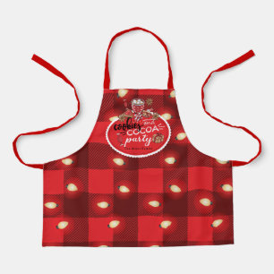Personalized Cookies and Cocoa Christmas Party Apron