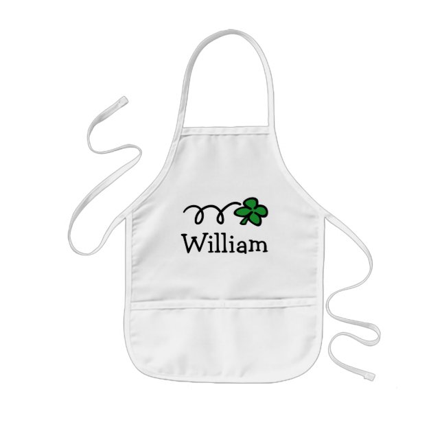 Personalized cooking apron for kids | Small size (Front)