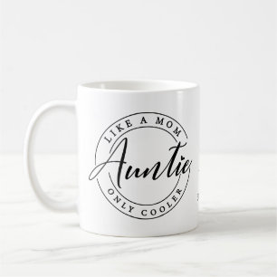 Personalized Cool Auntie Coffee Mug