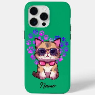 Personalized Cool Cat in Sunglasses Case