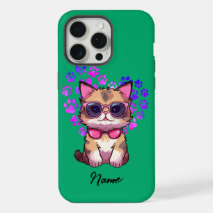 Personalized Cool Cat in Sunglasses Case