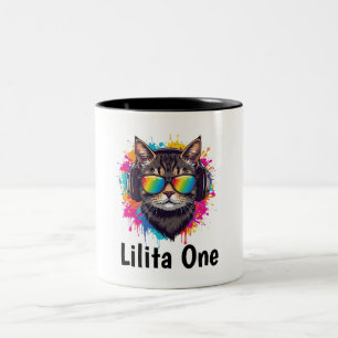 Personalized Cool Cat Mug with Sunglasses Custom