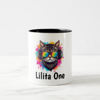 Personalized Cool Cat Mug with Sunglasses | Custom