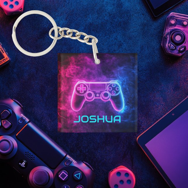Personalized Cool Gaming Controller Keychain (Creator Uploaded)