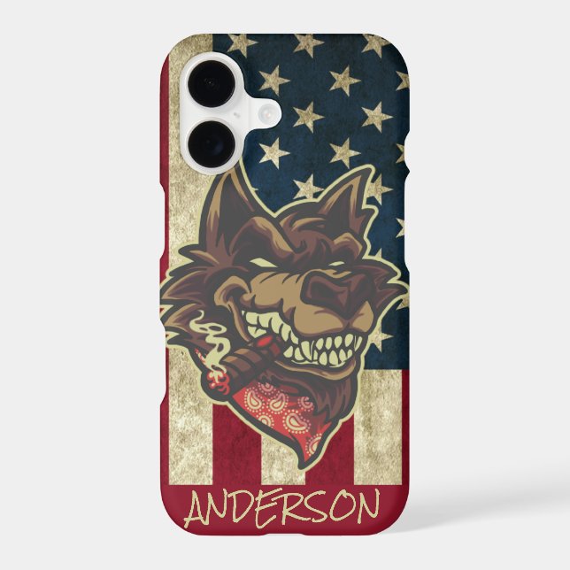 Personalized Cool Wolf (Back)