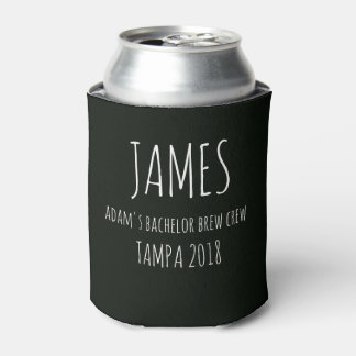 Personalized Coolies, Wedding bachelor can cooler