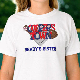 Personalized Cooperstown Sister Shirt Patriotic