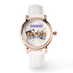 Personalized Coquette Bow Name Girly Aesthetic Watch