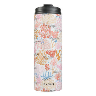 Personalized   Coral Reef Thermal Tumbler