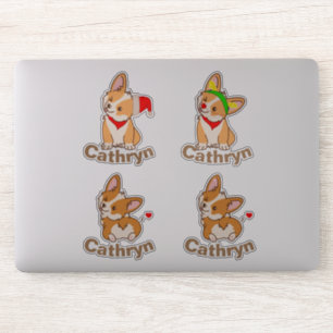 Personalized Corgi Set